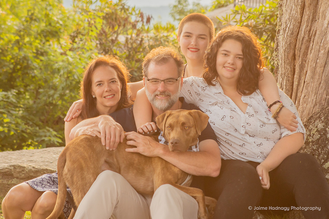 Asheville Outdoor Family Photo Session