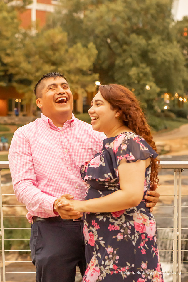 Surprise Proposal and Engagement Session Asheville Photographer goes to Greenville, SC