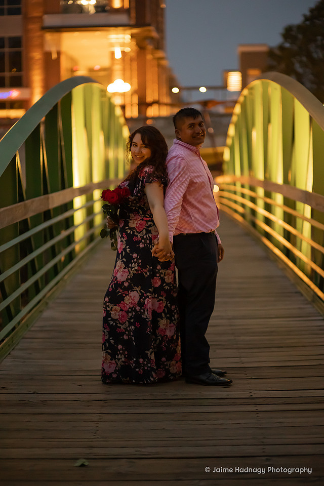 Surprise Proposal and Engagement Session Asheville Photographer goes to Greenville, SC