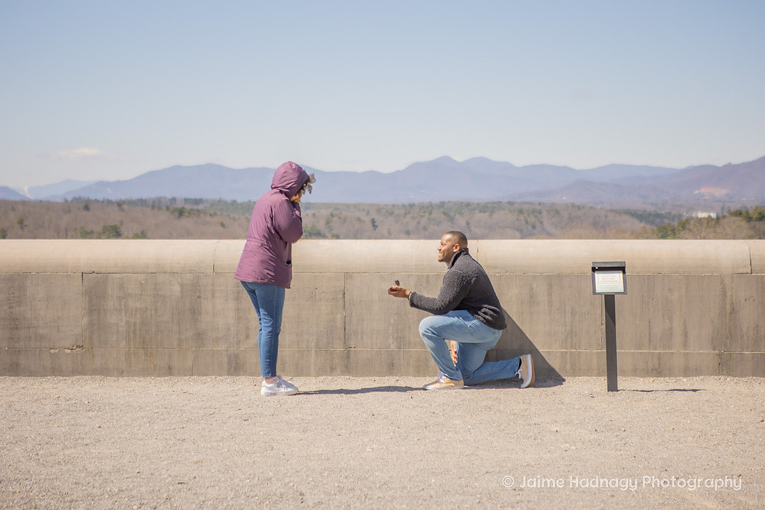 Surprise Proposal at Biltmore Estate | Asheville Engagement Photographer