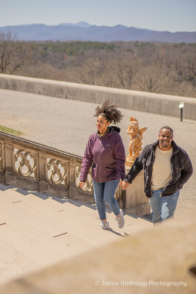 Surprise Engagement at The Biltmore Estate | Asheville Couples Photographer 