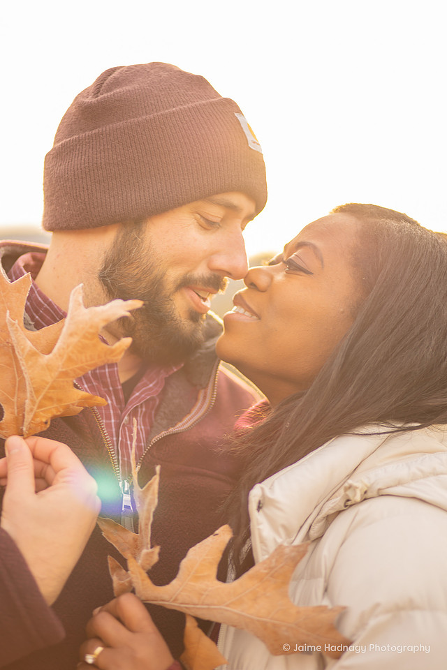 Fall Photos for Beautiful Couple | Asheville Photographers