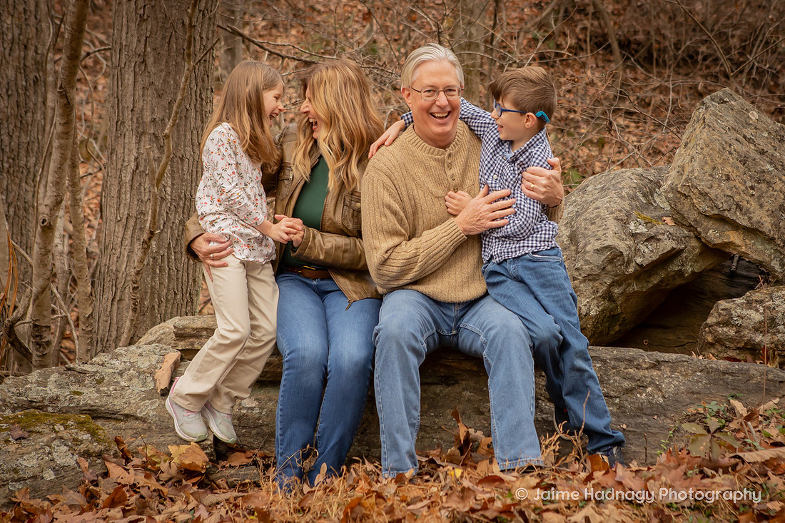 Sweet Outdoor Fall Family Photography Session | Asheville Photographer