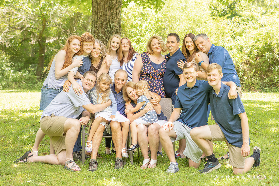Large Family Photo Shoot in Asheville