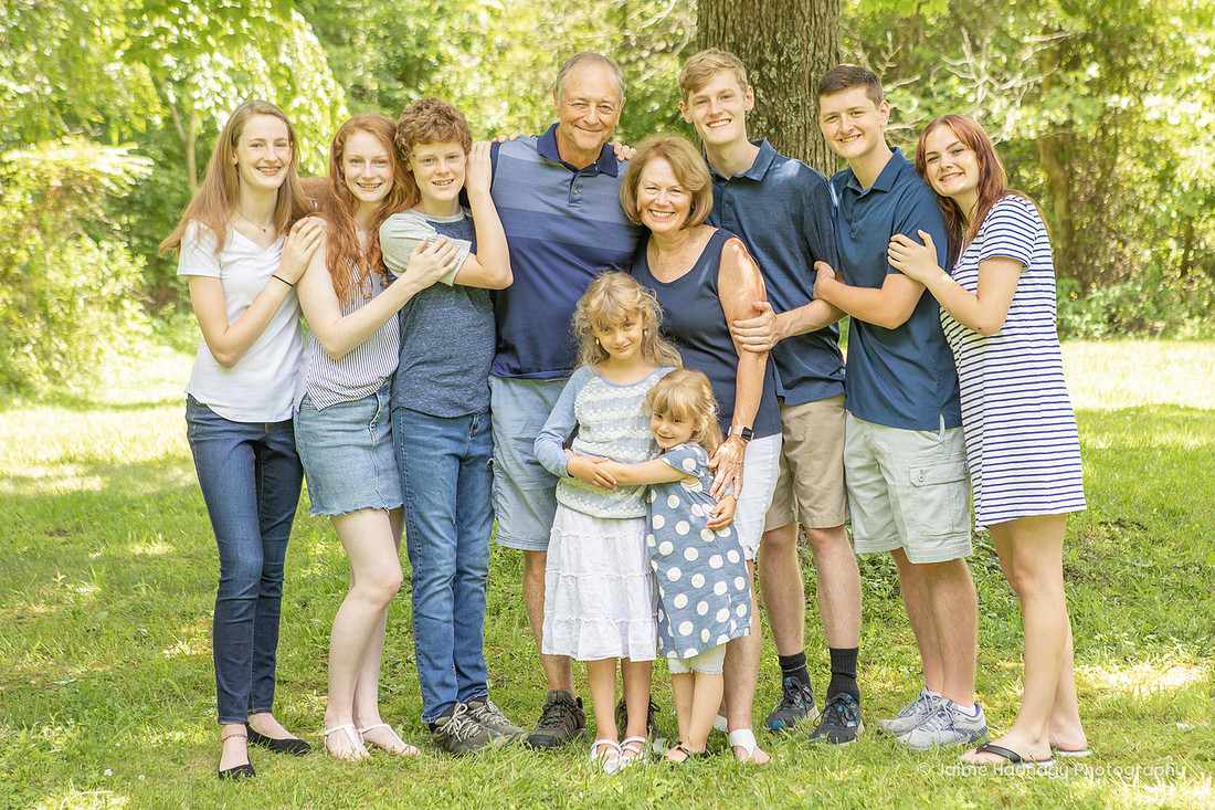 Asheville Family Photos with Grandparents