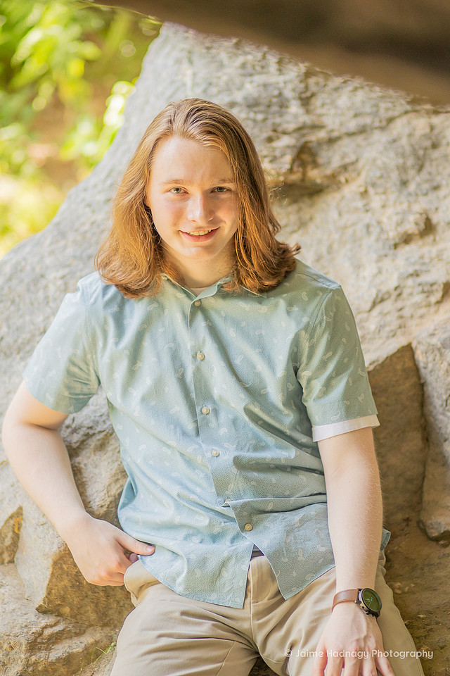 Outdoorsy Senior Photos | NC Portrait Photographer