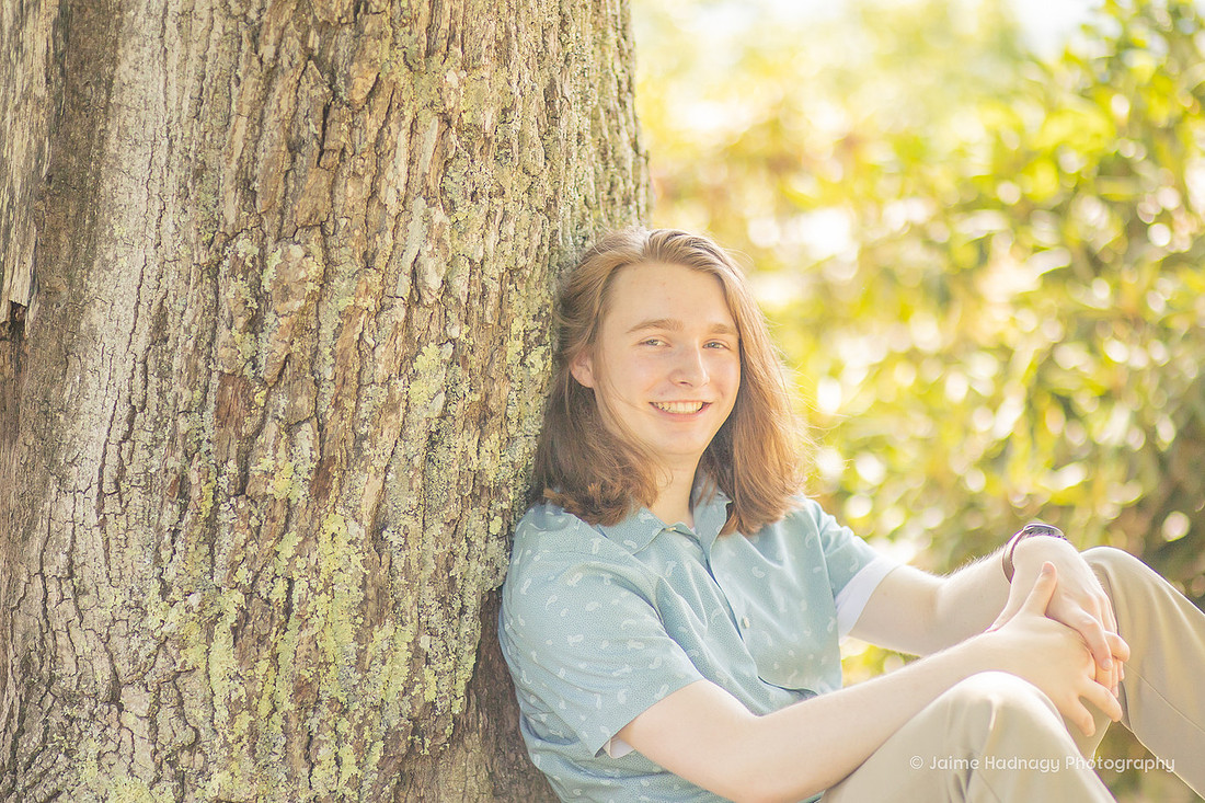Outdoorsy Senior Photos | NC Portrait Photographer