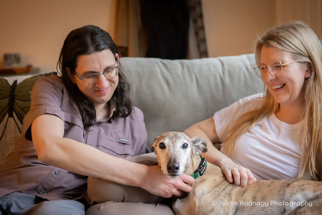 In Home Senior Dog Photo Session | Black Mountain NC Pet Photographer