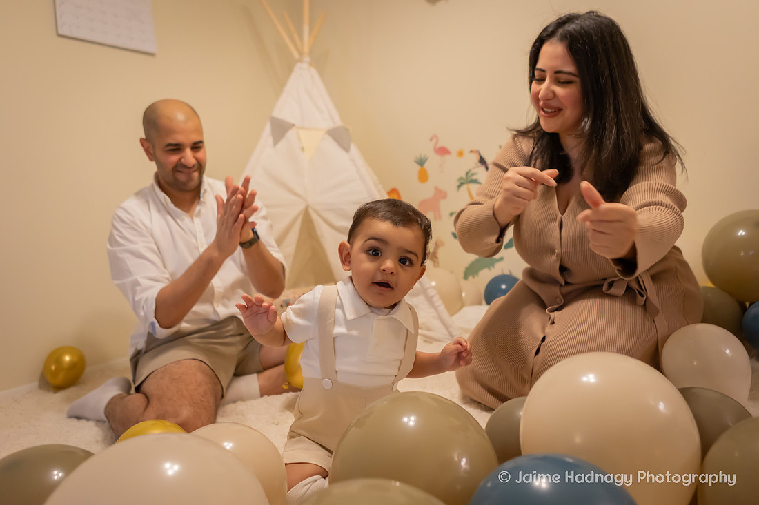 One Year Old Cake Smash Photoshoot | Asheville Baby Photographer