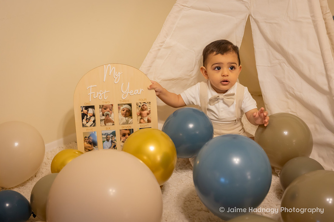 One Year Old Cake Smash Photoshoot | Asheville Baby Photographer