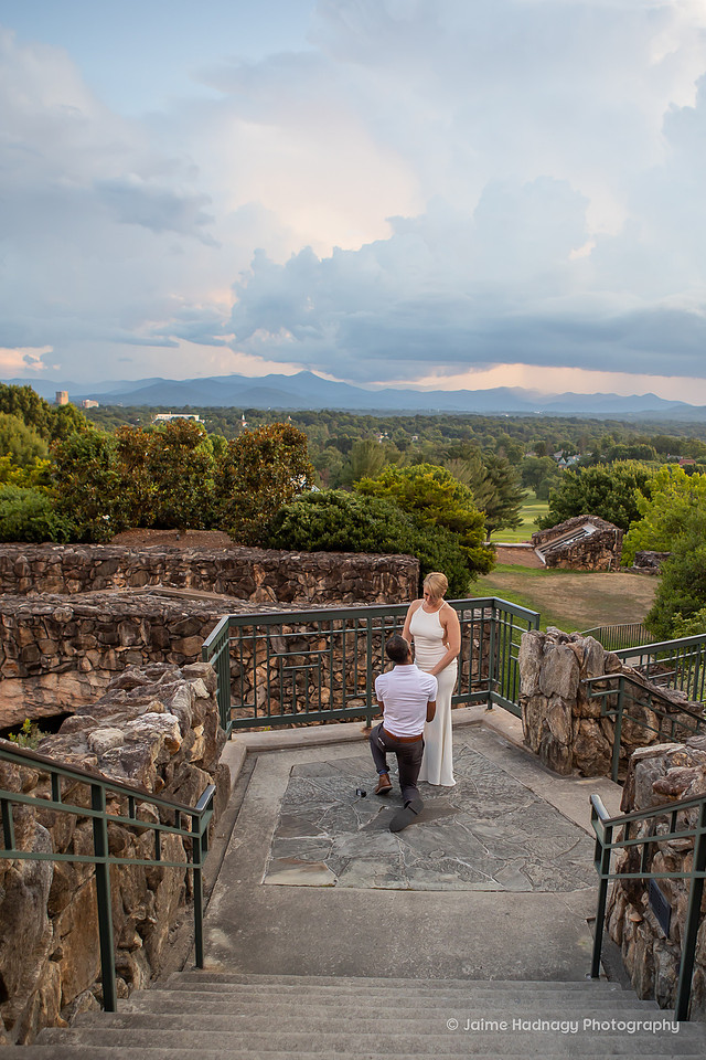 Asheville Surprise Proposal Photographer