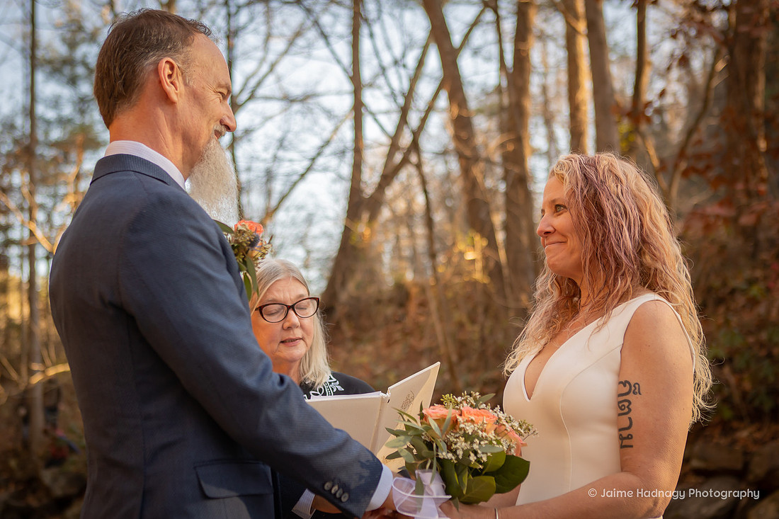 Botanical Gardens Asheville Elopement on River | Wedding Photographer