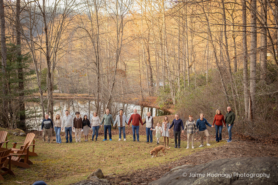 Fall Extended Family Photos in Asheville