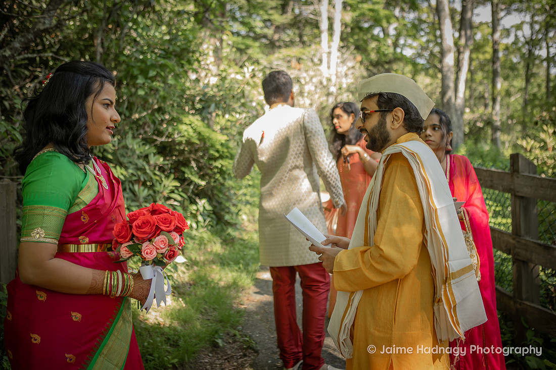 Micro Indian Wedding in Mountains of NC | Elopement Photographer