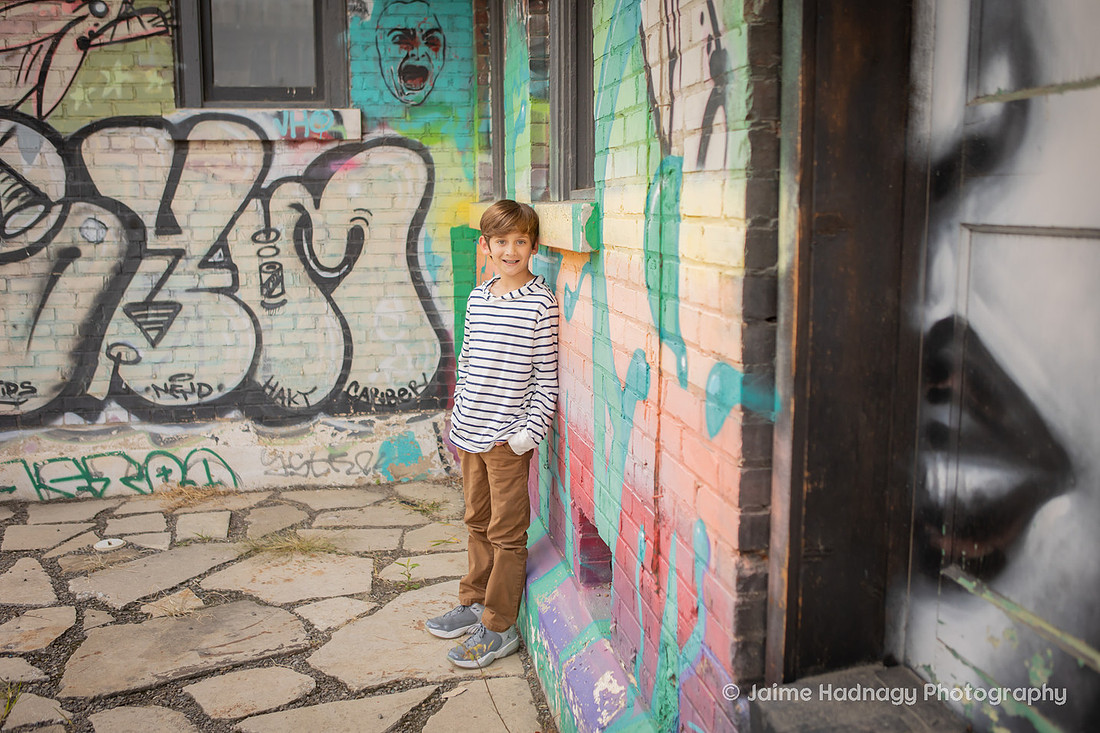 River Arts District Asheville Grafitti Family Photos | Photographer