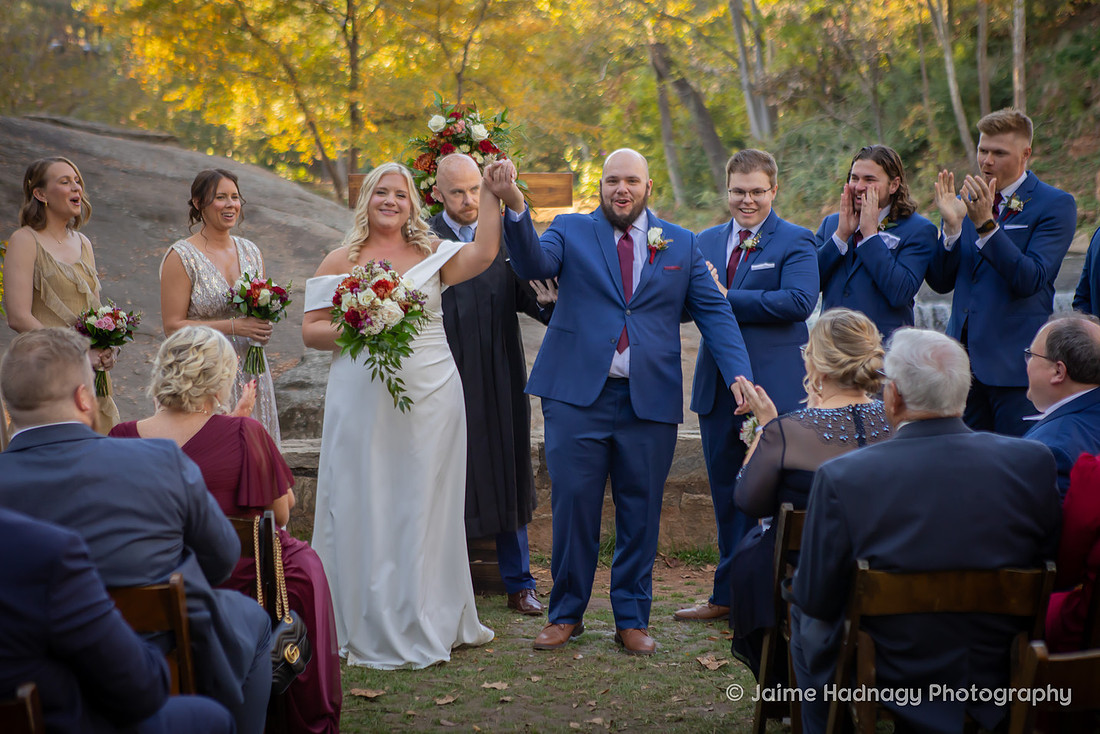 Outdoor Wedding at Falls Park in Greenville SC | Asheville Photographer | Destination Wedding