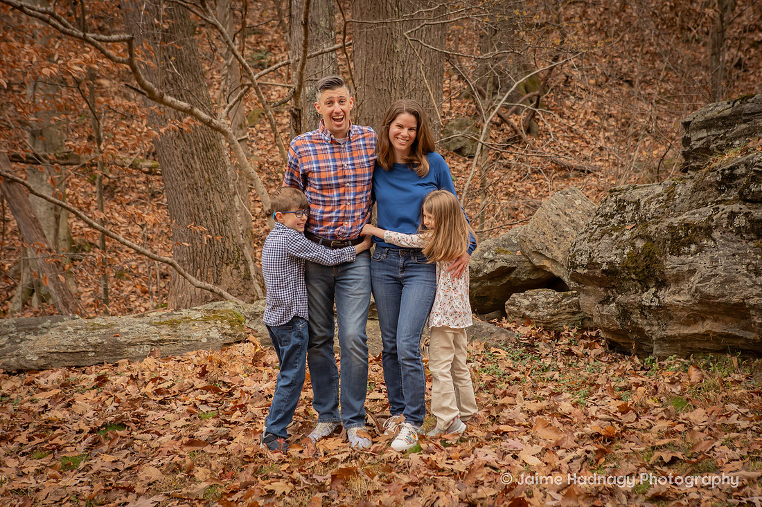 Sweet Outdoor Fall Family Photography Session | Asheville Photographer