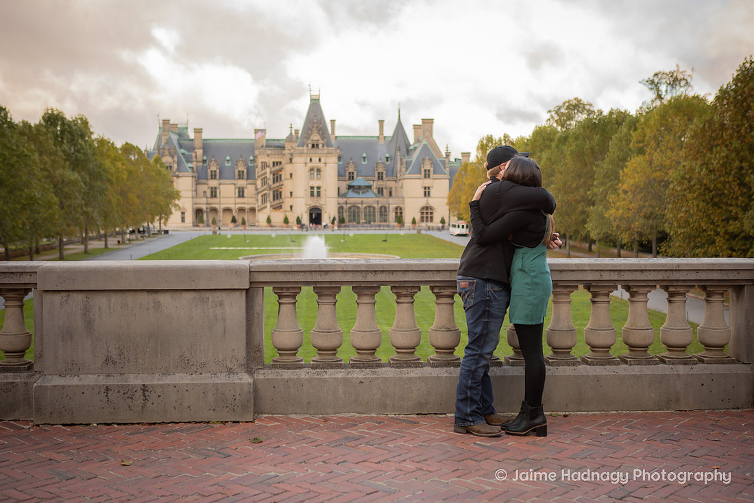 Engagement at Biltmore Estate | Asheville Proposal Photography