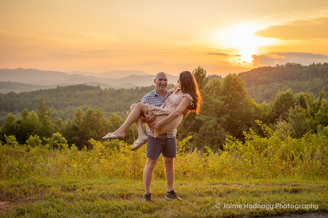 Sunset Family Photos Golden Hour 
