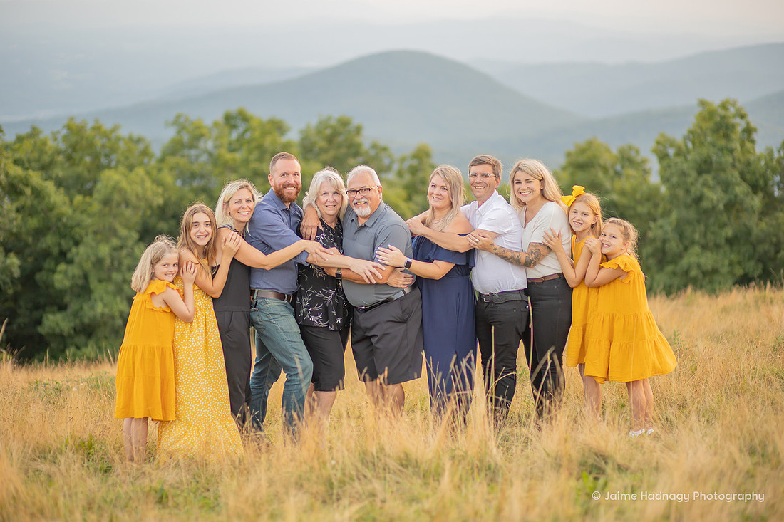 Sunset Mountain Family Photos | Asheville Photographer