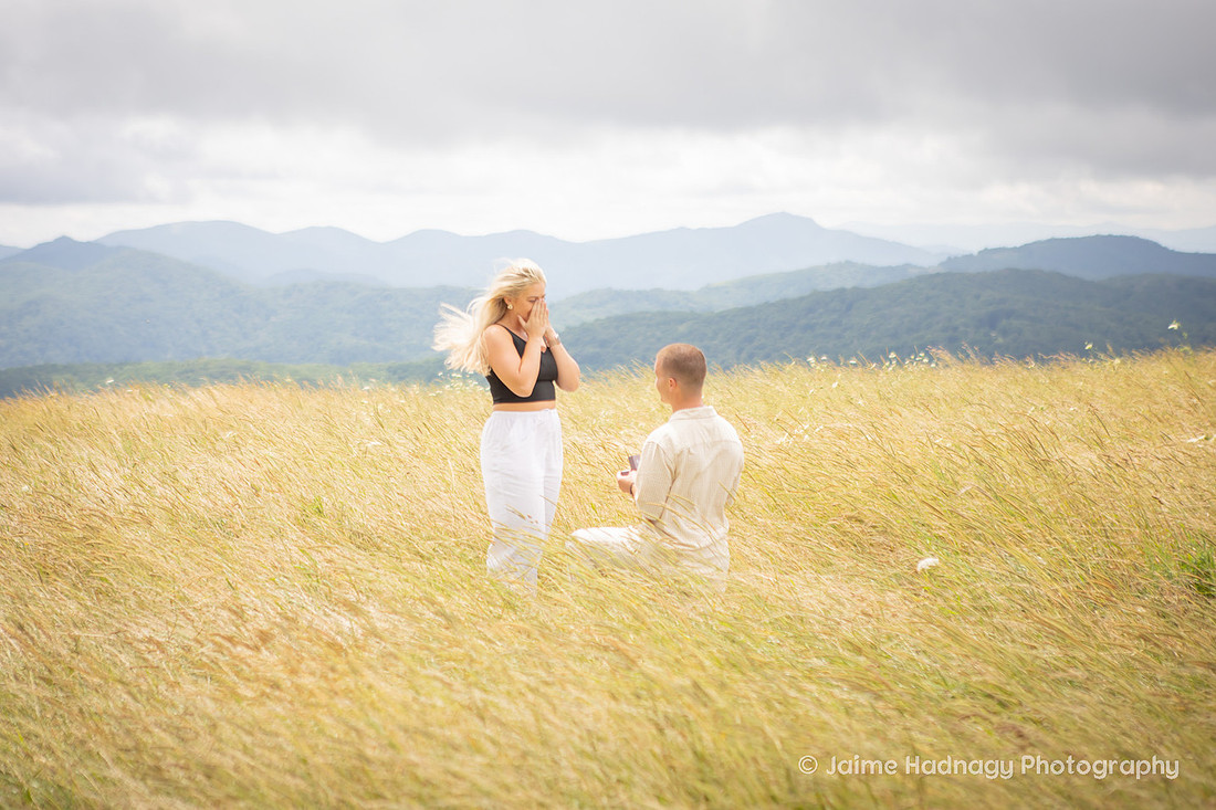 Surprise Proposal in the Mountains | Asheville Engagement Photographer