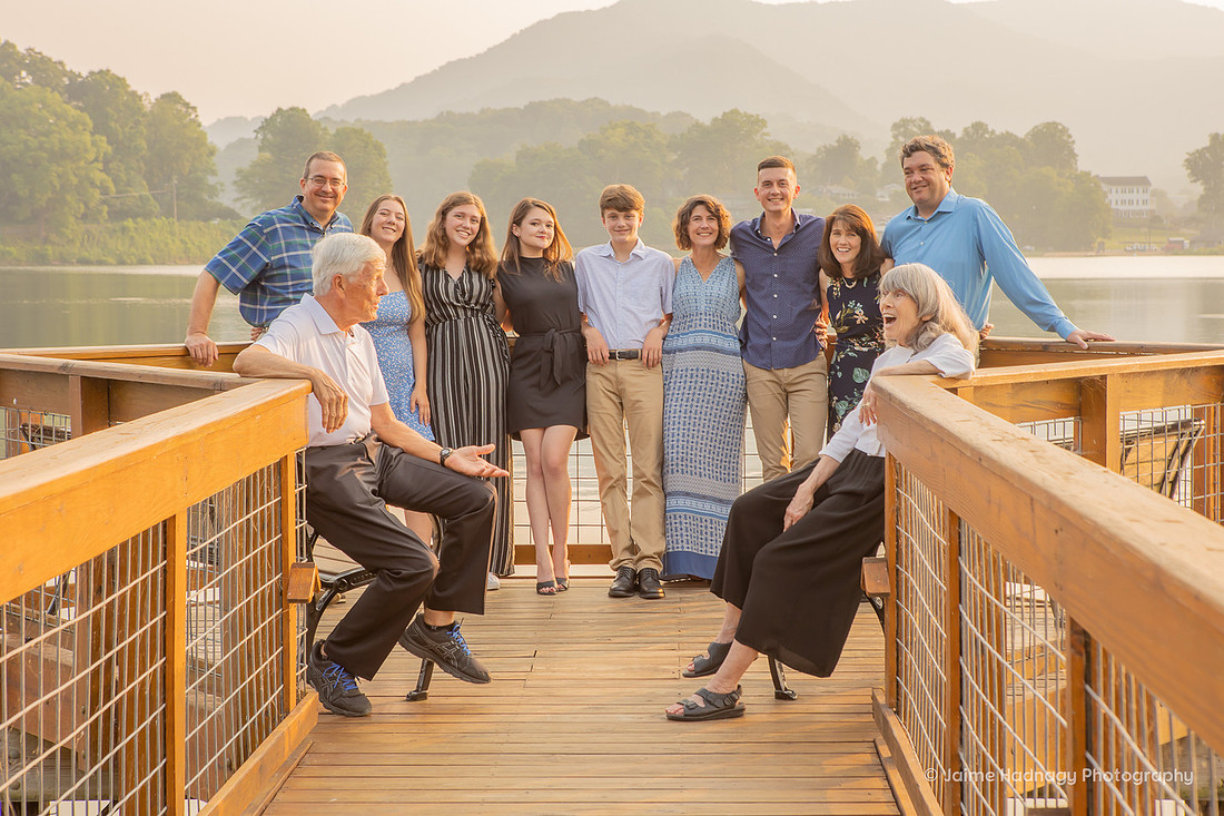 Family Photos at Lake Junaluska