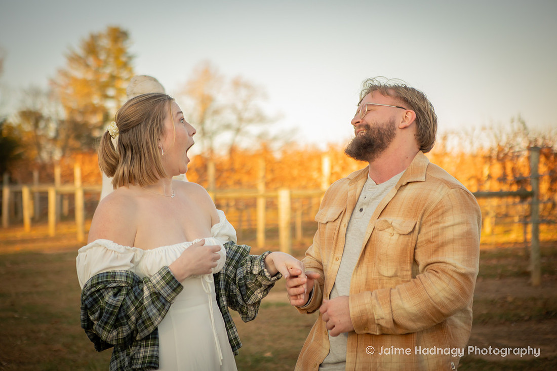 Vineyard Proposal Photography | Asheville Engagement Photographer