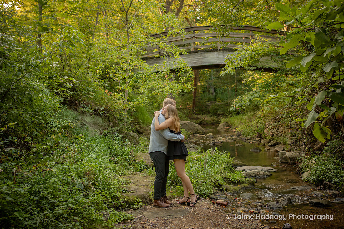 Asheville Engagement Photogrpaher | Botanical Gardens Couples Photos