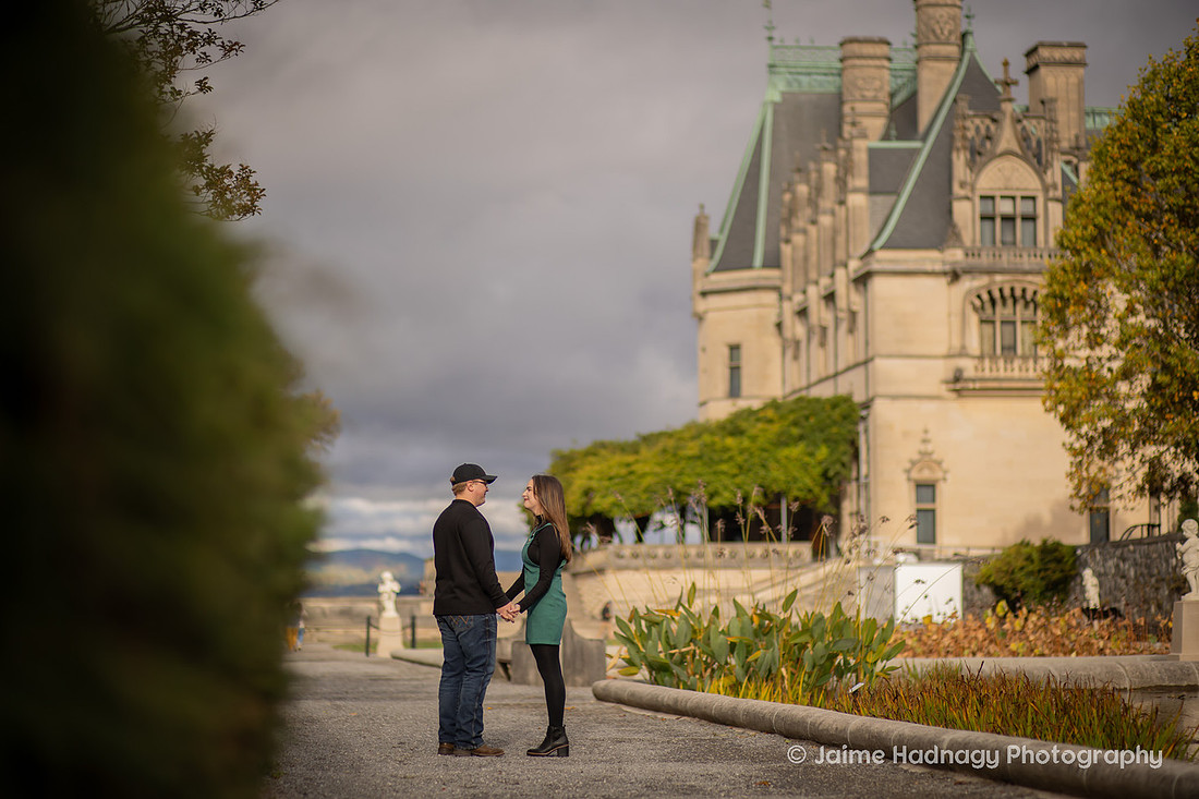 Engagement at Biltmore Estate | Asheville Proposal Photography