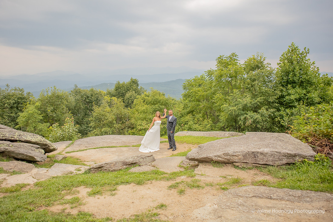 Wedding Portrait Session  on Honeymoon | Asheville Photographer 
