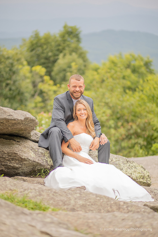 Wedding Portrait Session  on Honeymoon | Asheville Photographer 