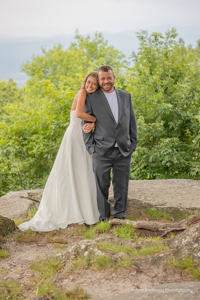 Post-Wedding Couples Bridal Photo Shoot | Asheville Elopement Photographer