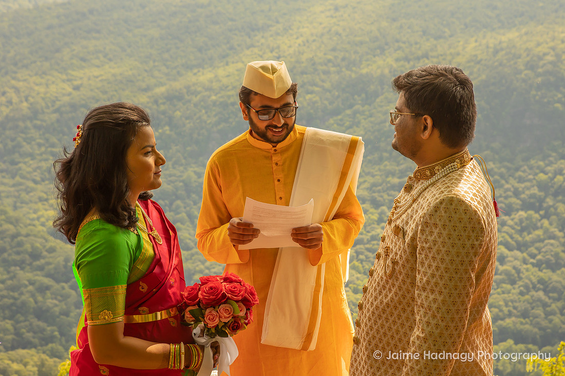 Indian Elopement in the Mountains of Western North Carolina | Wedding Photography