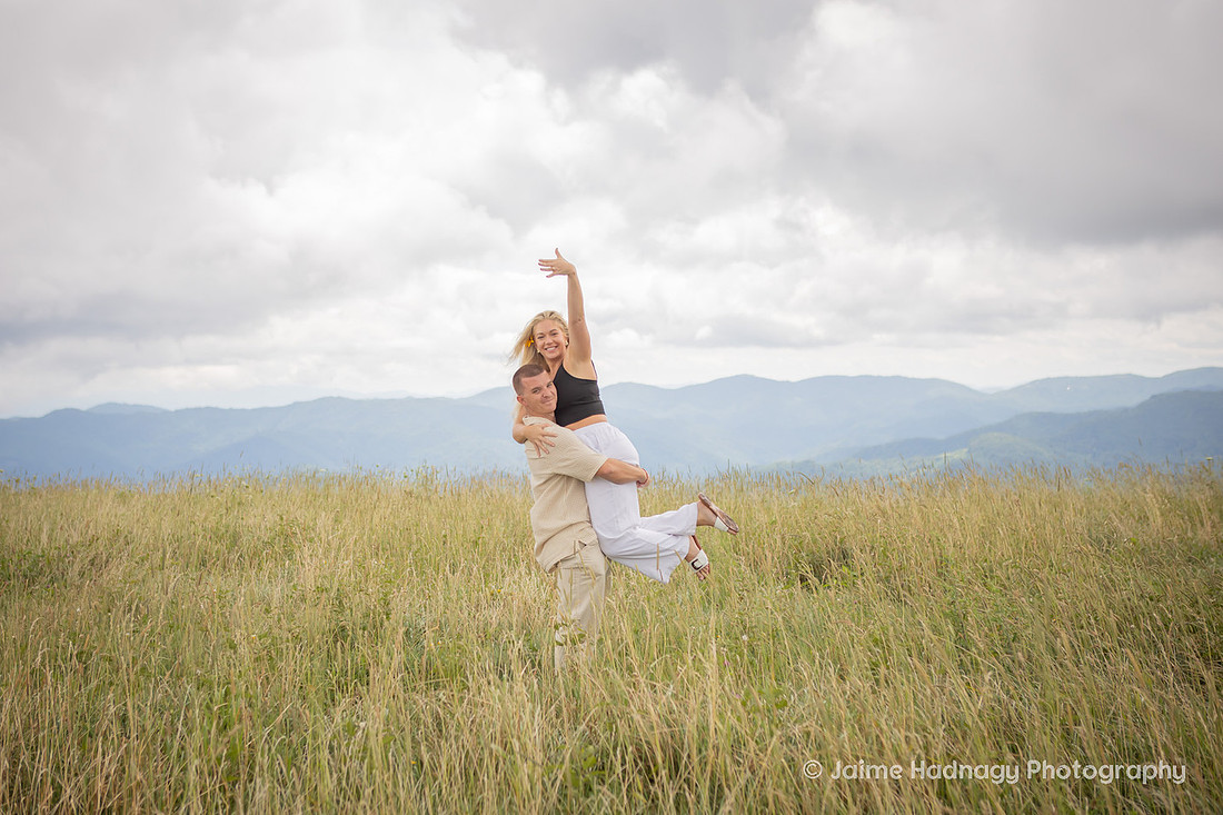 Romantic Hiking Proposal | Asheville Engagement Photographer