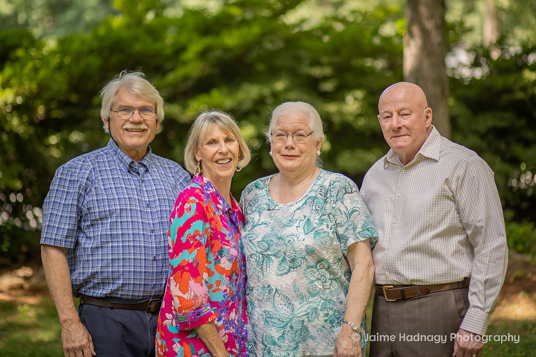 Extended Outdoor Family Photos at Home | Asheville Photographer