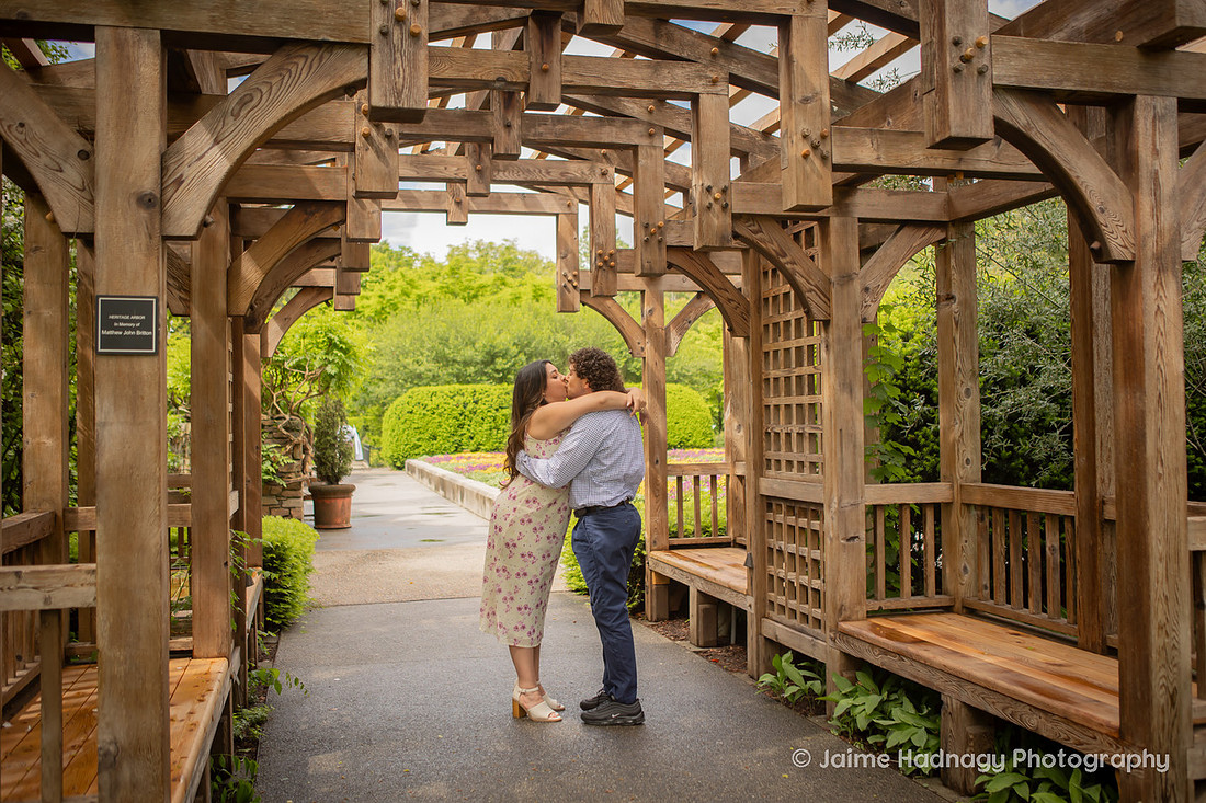 Engagement Photography at the Arboretum in Asheville