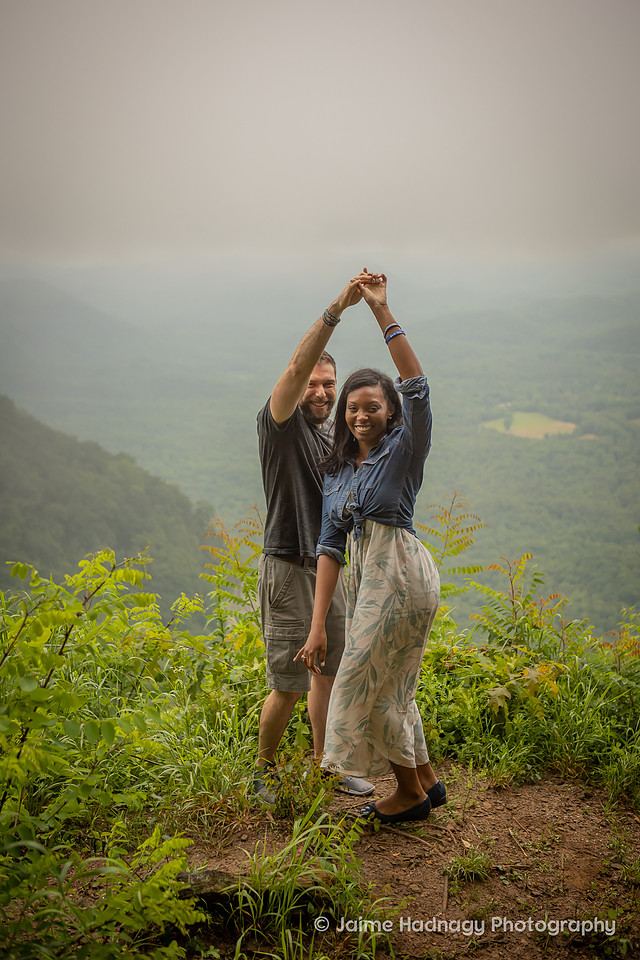 Engagement photo session at Pretty Place