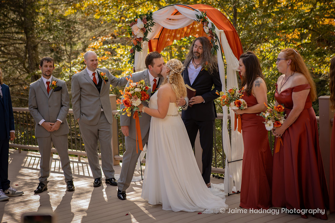 Outdoor Wedding Ceremony | Asheville Wedding Photographer