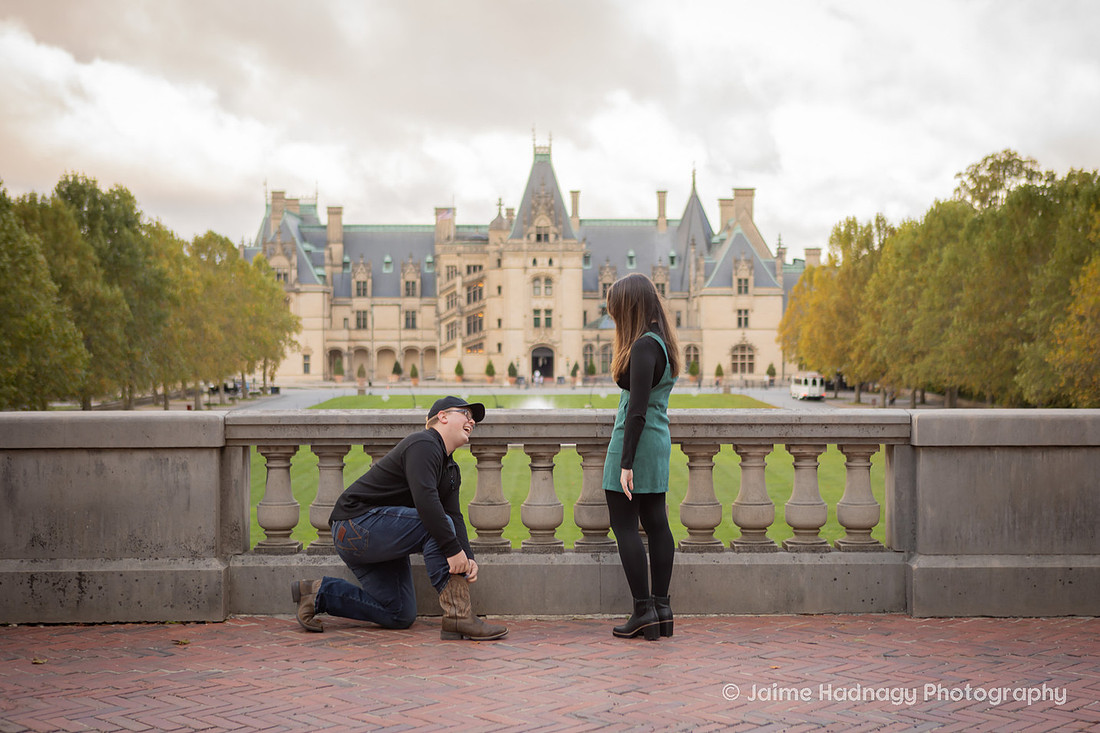 Surprise Proposal at Biltmore Estate