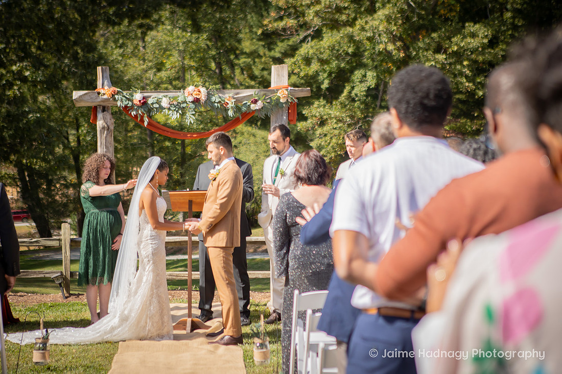 Outdoor Ceremony | Asheville Wedding Photographer