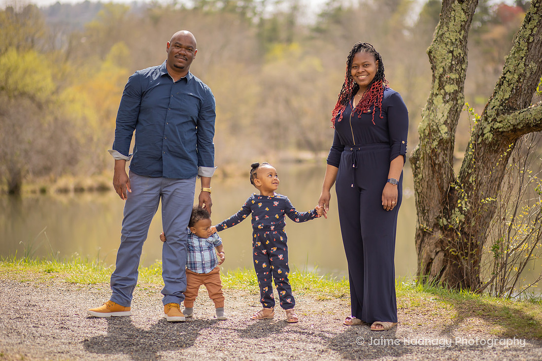 Outdoor Family Photo Session for First Birthday | Asheville Kids Photographer