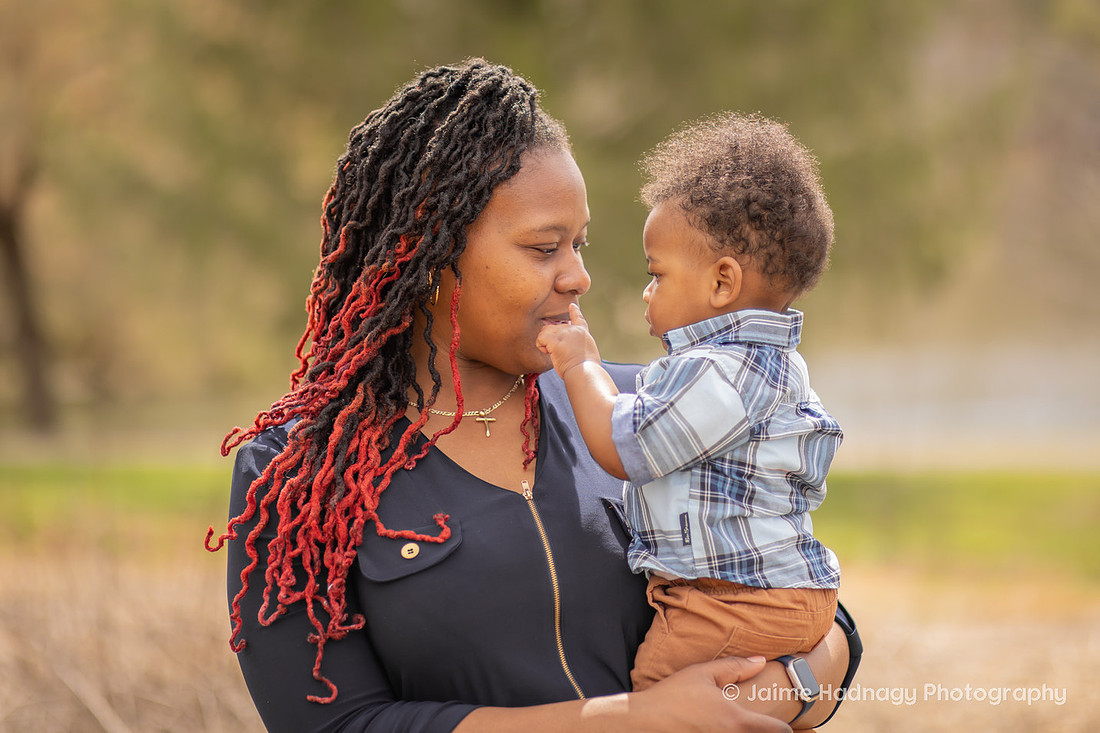 Outdoor Family Photo Session for First Birthday | Asheville Kids Photographer