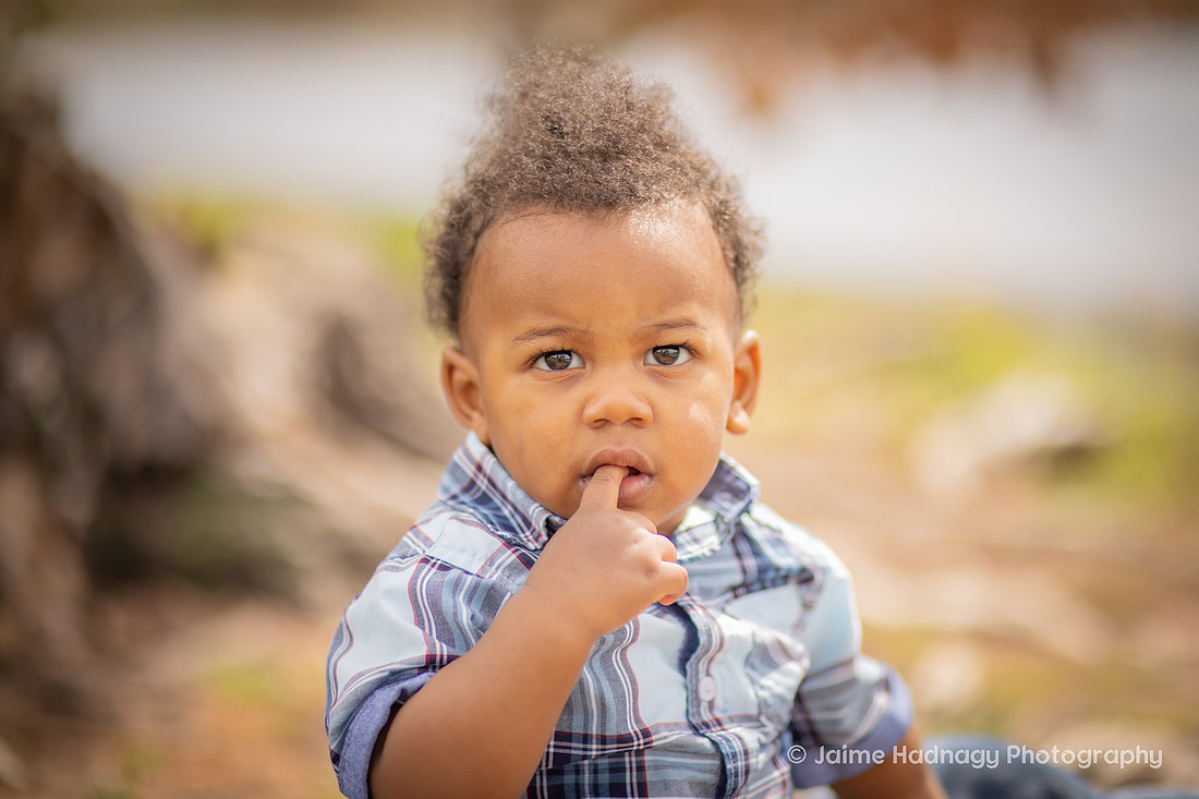 Outdoor Family Photo Session for First Birthday | Asheville Kids Photographer