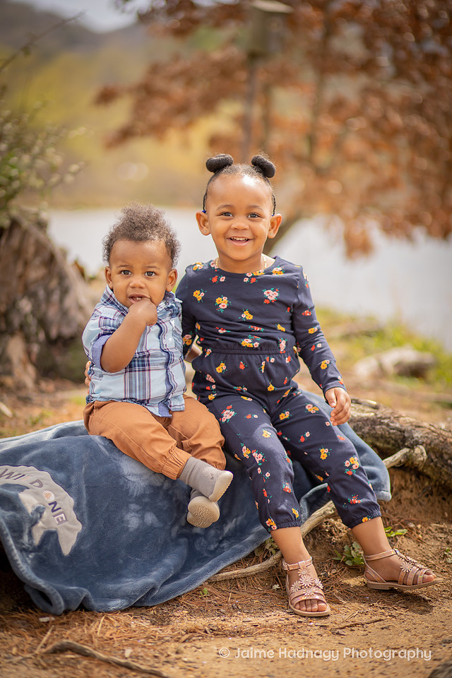 Outdoor Family Photo Session for First Birthday | Asheville Kids Photographer