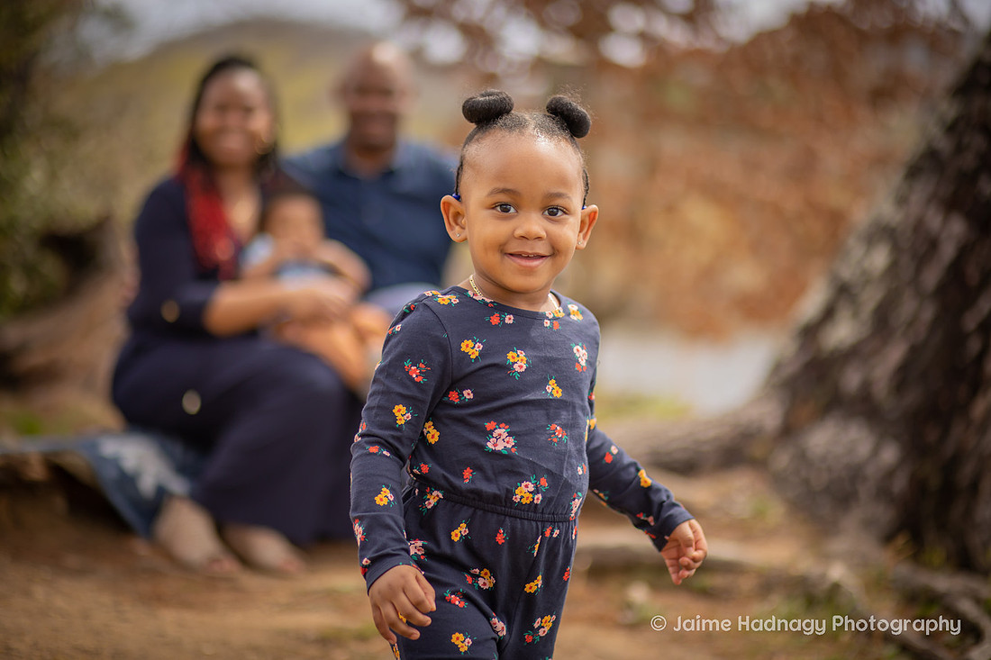 Outdoor Family Photo Session for First Birthday | Asheville Kids Photographer