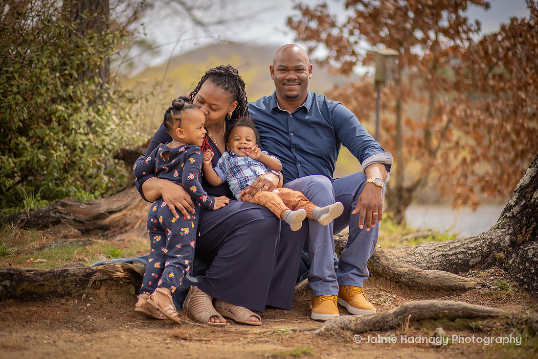 Outdoor Family Photo Session for First Birthday | Asheville Kids Photographer