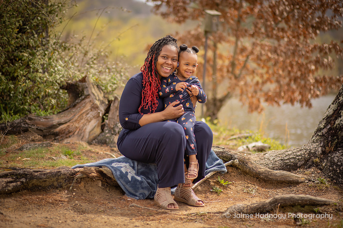 Outdoor Family Photo Session for First Birthday | Asheville Kids Photographer