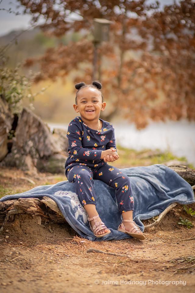 Outdoor Family Photo Session for First Birthday | Asheville Kids Photographer