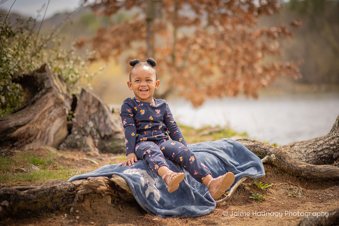 Outdoor Family Photo Session for First Birthday | Asheville Kids Photographer