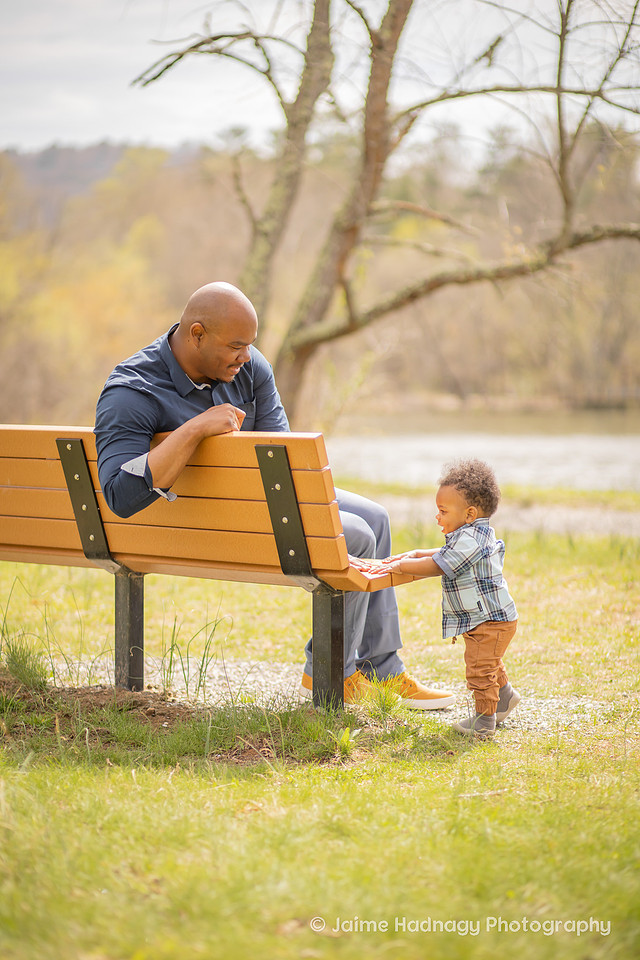 Outdoor Family Photo Session for First Birthday | Asheville Kids Photographer